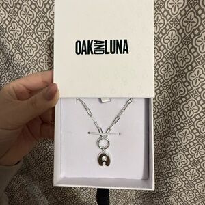 Oak & Luna Necklace with “A” Pendant